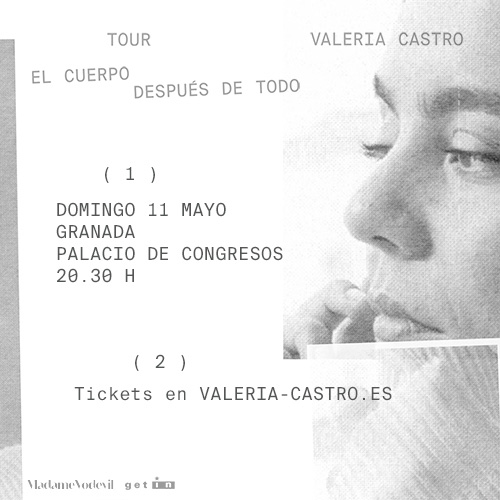 Valeria Castro -"El cuerpo después de todo" Tour