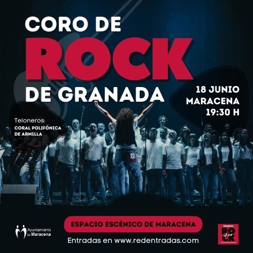 Coro de rock de Granada en concierto